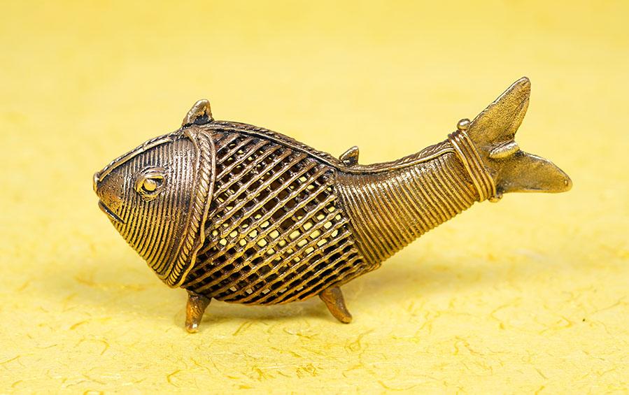 Dhokra Fish - Dhokra artifacts - indic inspirations