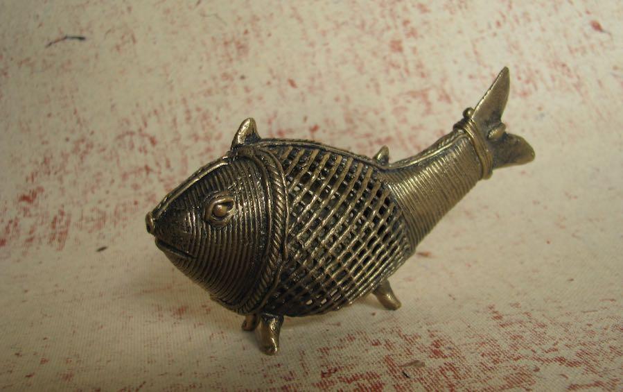 Dhokra Fish - Dhokra artifacts - indic inspirations