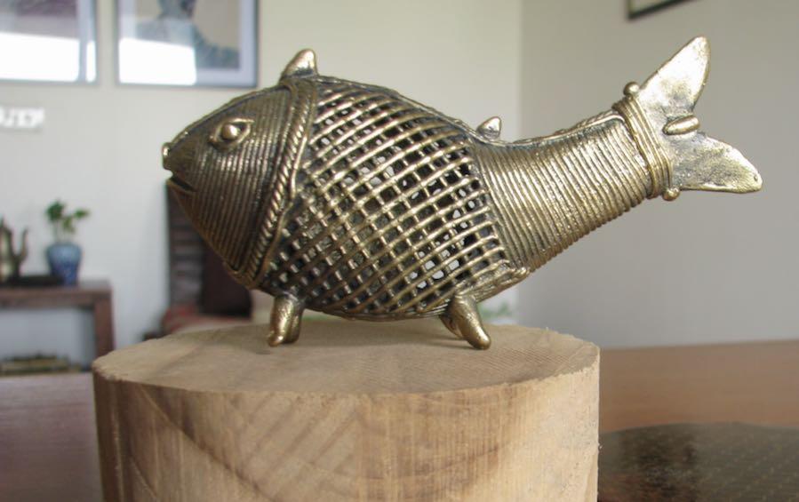 Dhokra Fish - Dhokra artifacts - indic inspirations
