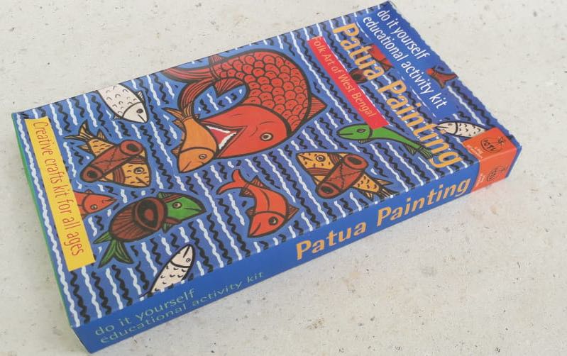 DIY Colouring Kit - Patua Painting of West Bengal - Craft Kit - indic inspirations