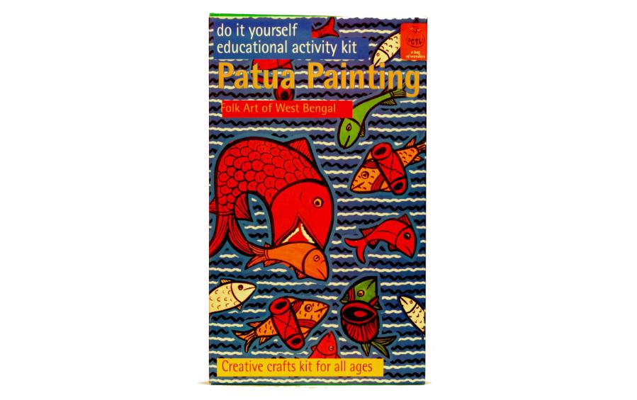 DIY Colouring Kit - Patua Painting of West Bengal - Craft Kit - indic inspirations