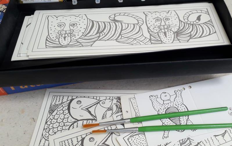 DIY Colouring Kit - Patua Painting of West Bengal – Indic Inspirations