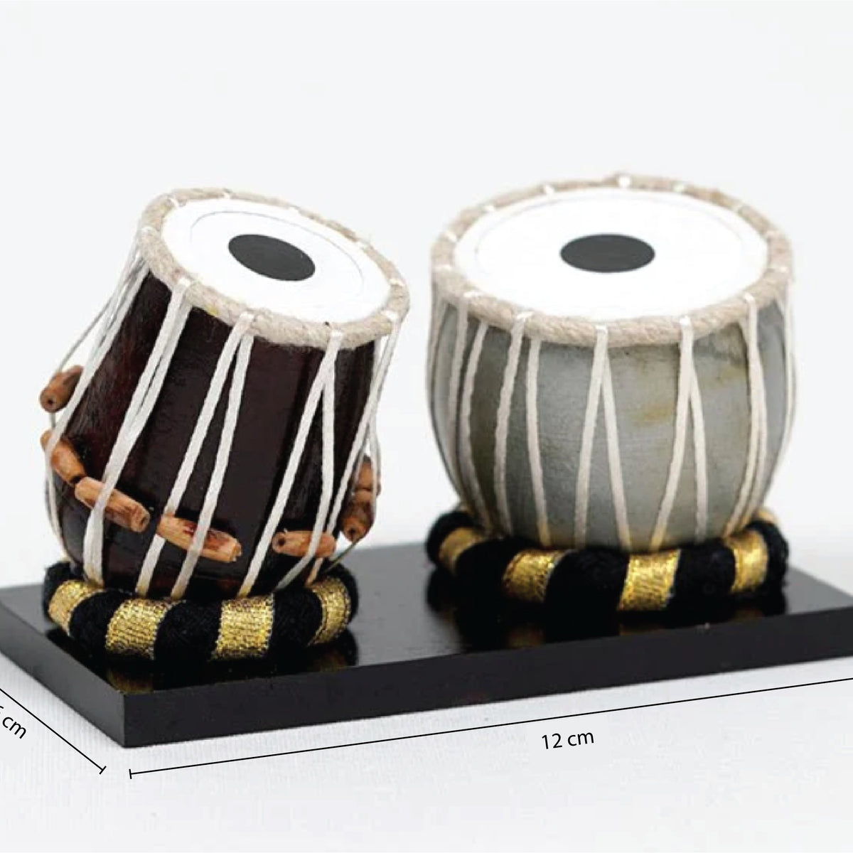 Buy Wooden Miniature Musical Instrument - Dugi Tabla Online Indic ...