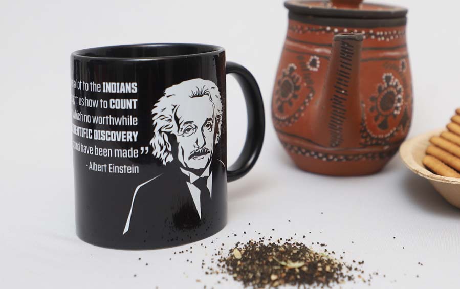 EINSTEIN on 0 (ZERO) - Mug - Cups & Mugs - indic inspirations