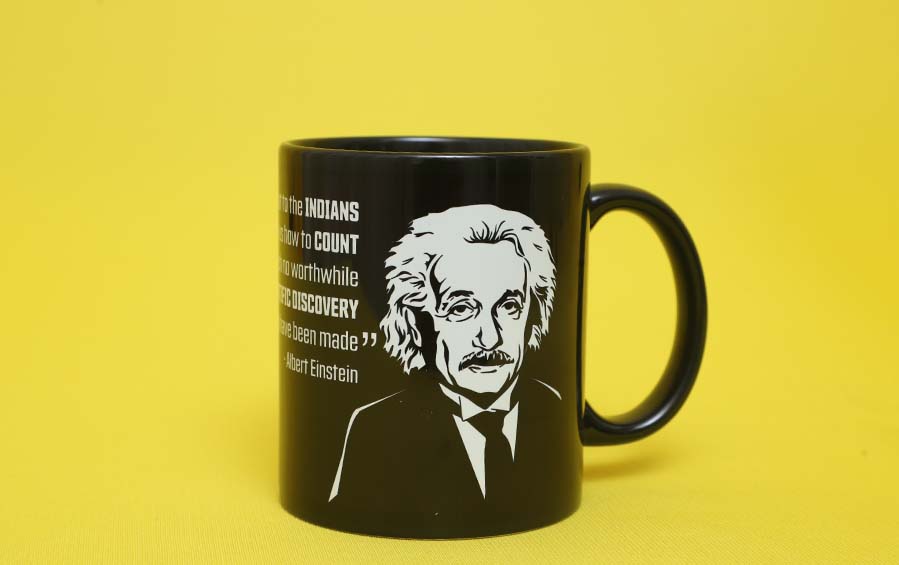 EINSTEIN on 0 (ZERO) - Mug - Cups & Mugs - indic inspirations