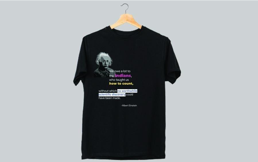 EINSTEIN on 0 (ZERO) - T-Shirt - T-shirts - indic inspirations