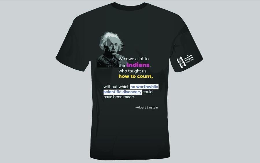 EINSTEIN on 0 (ZERO) - T-Shirt - T-shirts - indic inspirations