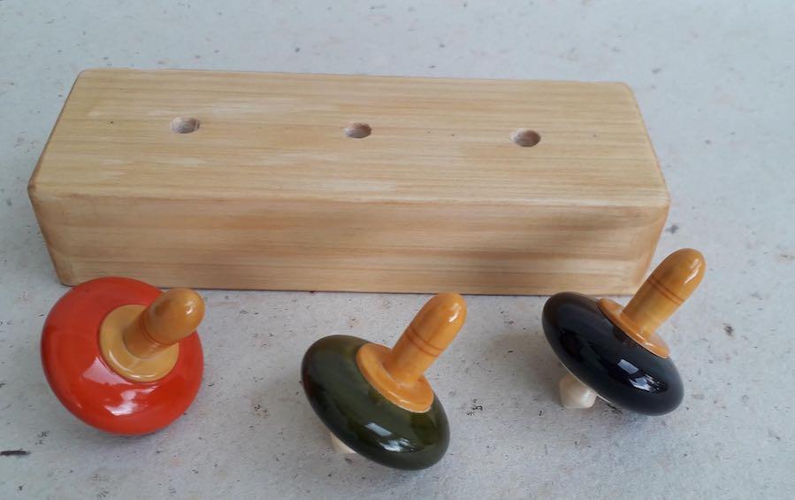 Finger Tops - Rectangular Base - Wooden Toys - indic inspirations