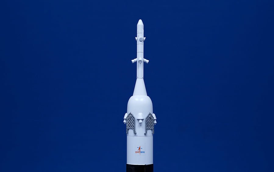Gaganyaan GSLV MKIII | 1:100 Aluminium Scale Model - rocket models - indic inspirations