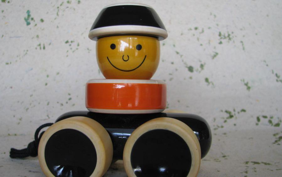 GO GO STACKER ON WHEELS - Wooden Toys - indic inspirations