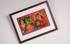 Goddess Durga | Bengal Patachitra Painting | A4 Frame - paintings - indic inspirations