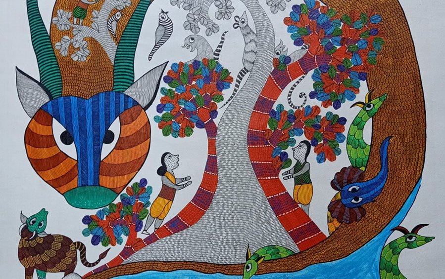 Gond Painting Workshop | Pune - Workshops - indic inspirations