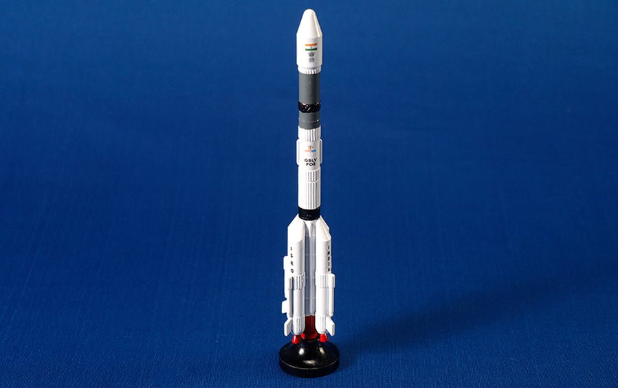 GSLV F05 | Aluminium Scale Model 1:300 - rocket models - indic inspirations