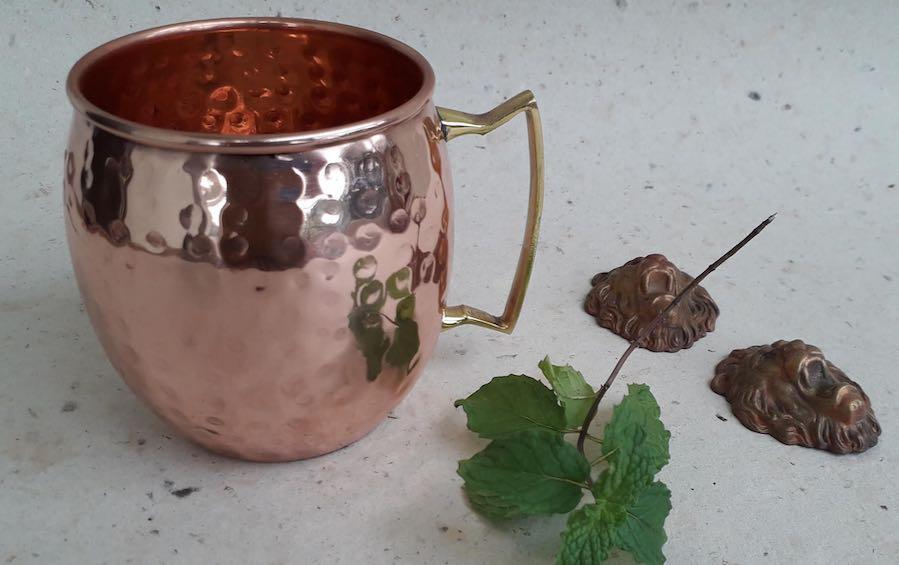 Hammered Copper Moscow Mule Mug - Copper Mugs - indic inspirations