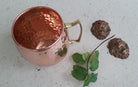 Hammered Copper Moscow Mule Mug - Copper Mugs - indic inspirations