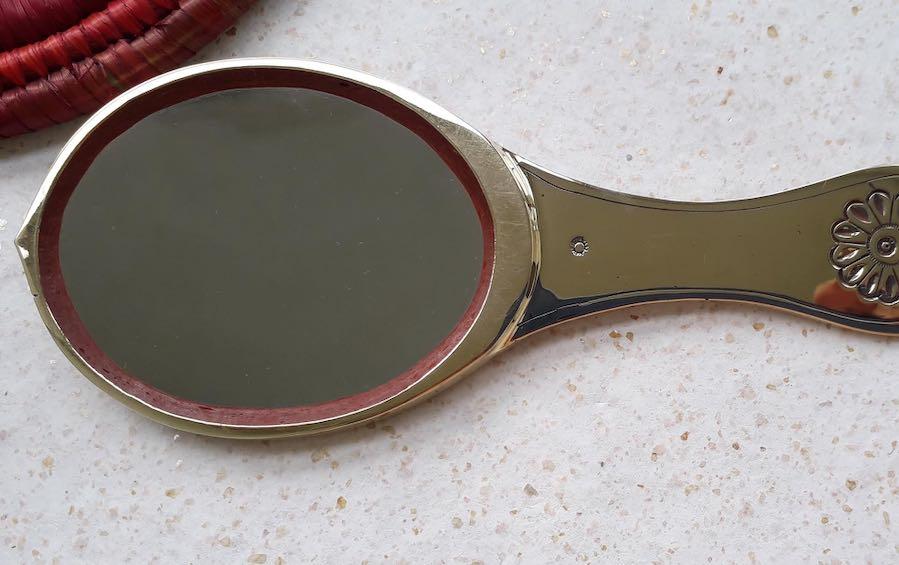 Handmade Aranmula Mirror - Mirrors - indic inspirations