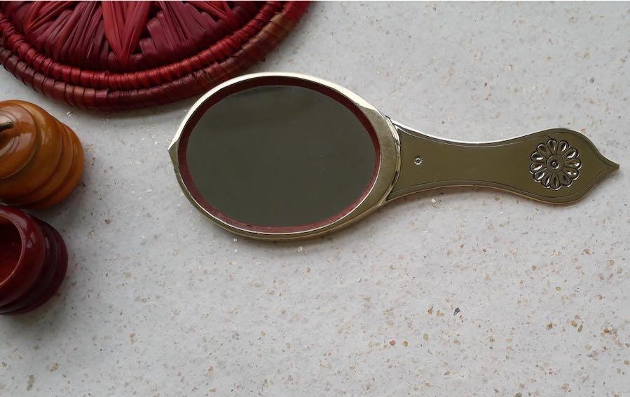 Handmade Aranmula Mirror - Mirrors - indic inspirations
