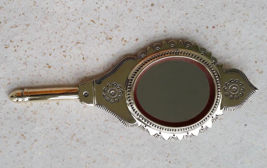 Handmade Valkannnadi Mirror - Mirrors - indic inspirations
