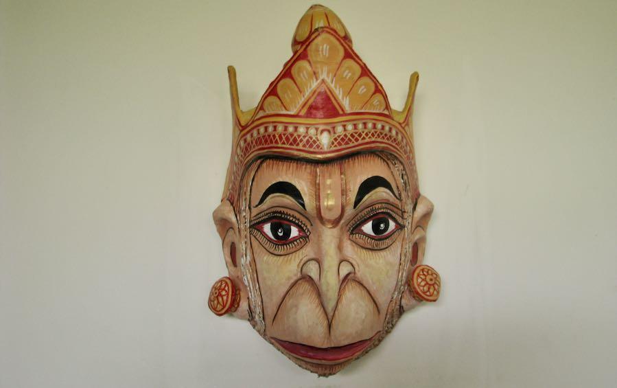 HANUMAN - MAJULI MASK - Masks - indic inspirations