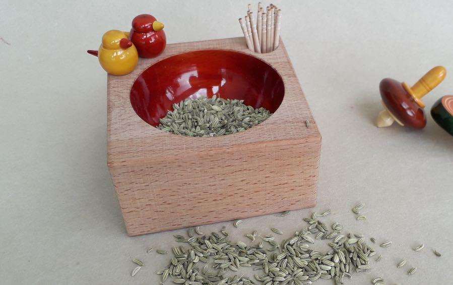 HERB – Tooth pick holder - containers - indic inspirations