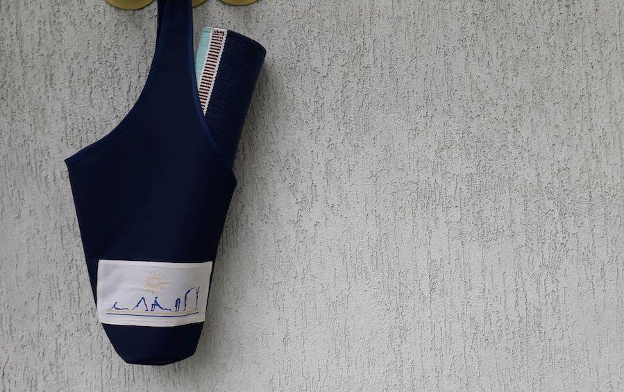 HOBO BAG FOR YOGA - Blue - Yoga bags - indic inspirations