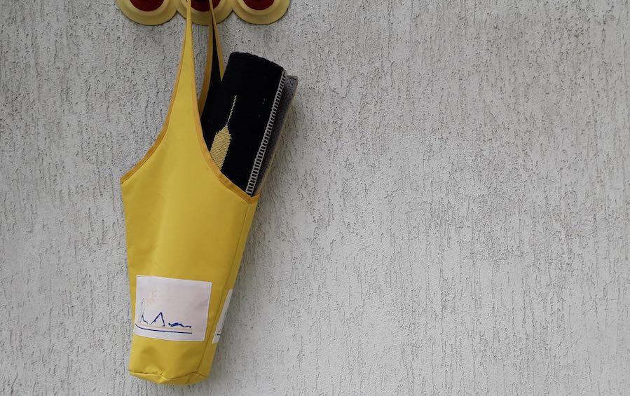 HOBO BAG FOR YOGA - Yellow - Yoga bags - indic inspirations