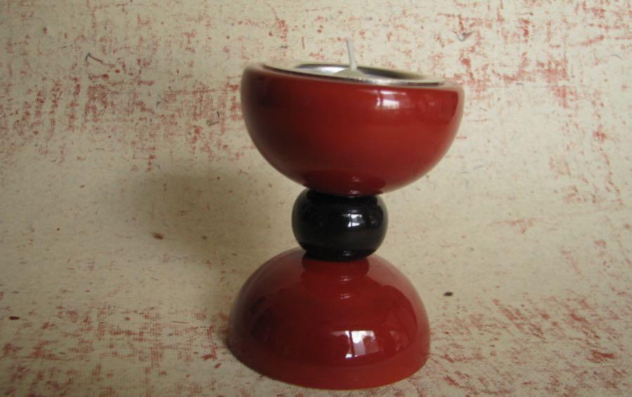 HOUR GLASS Wooden T-LIGHT - PAIR - Candle holders - indic inspirations