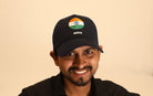 India Cap - Tiranga Combo Rectangular & Round | Navy Blue - Caps - indic inspirations