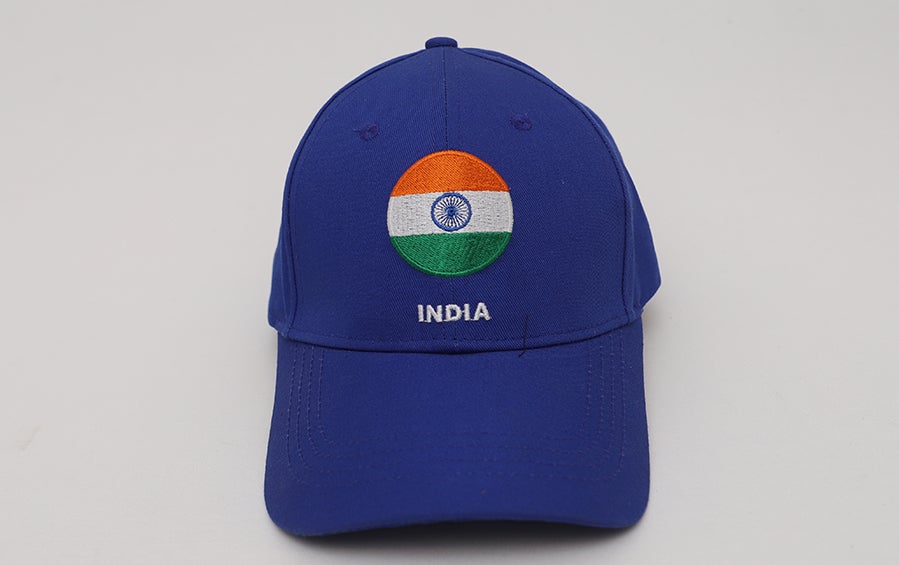 India Cap - Tiranga Round | Royal Blue - Caps - indic inspirations