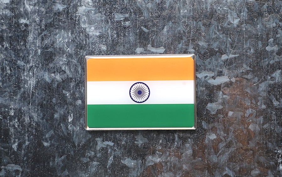 Indian Flag Fridge Magnet Rectangle - Souvenirs - indic inspirations