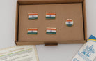 INDIAN FLAG LAPEL PINS RECTANGLE (L)- Set of 5 - Lapel Pins - indic inspirations