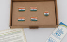 INDIAN FLAG LAPEL PINS RECTANGLE (L)- Set of 5 - Lapel Pins - indic inspirations