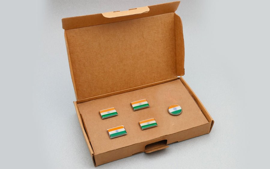 Buy Indian Flag Magnetic Lapel Pins/Brooch Rectangle (L) online – Indic ...