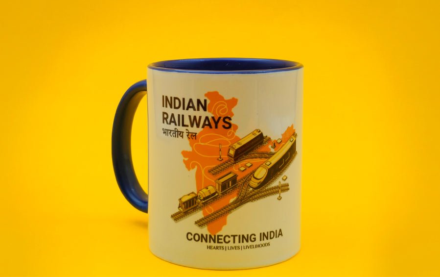 Indian Railways | Connecting India | Mug - Cups & Mugs - indic inspirations