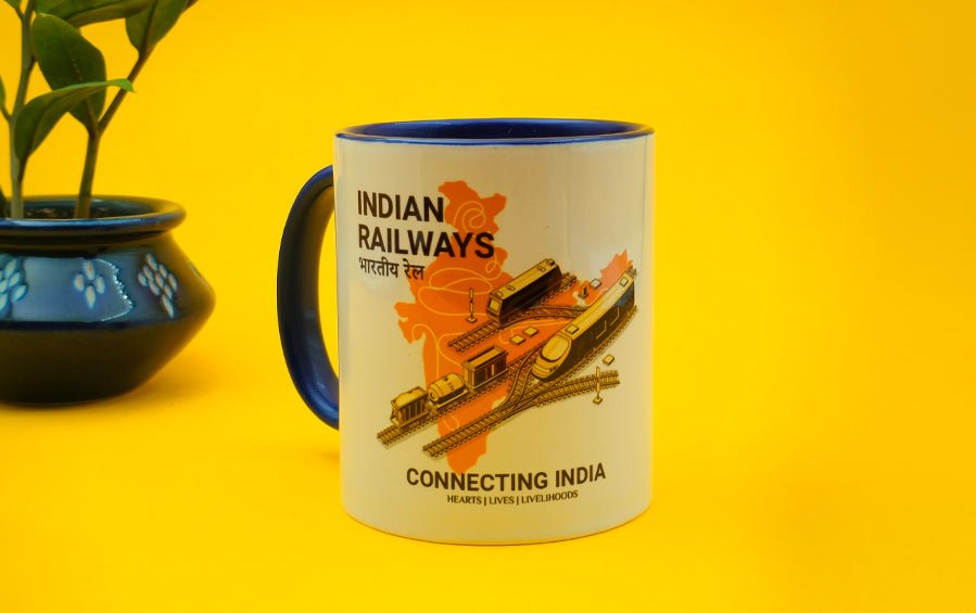 Indian Railways | Connecting India | Mug - Cups & Mugs - indic inspirations