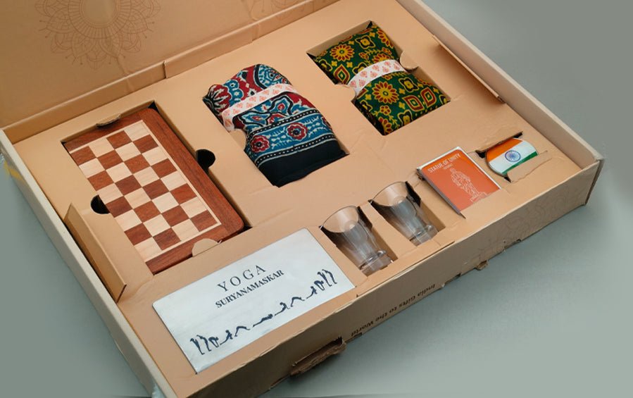 India's Gifts to the World | Corporate Gift Box | Set of 7 - Corporate Sets - indic inspirations