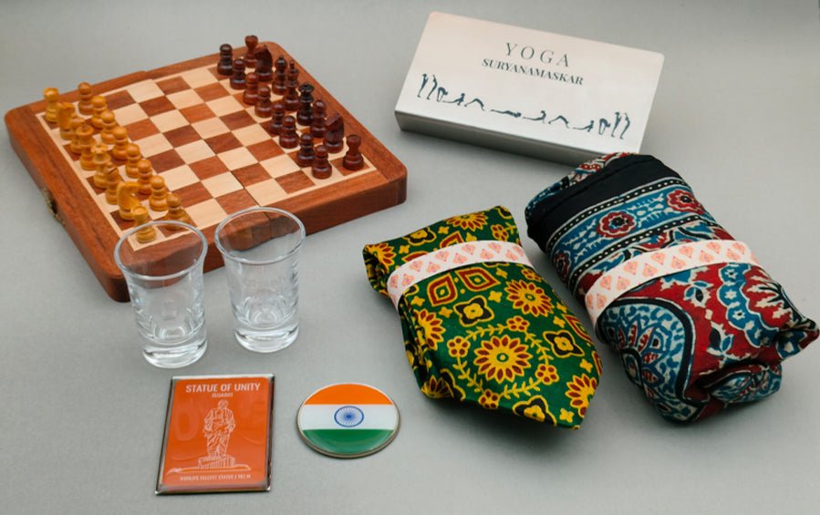 India's Gifts to the World | Corporate Gift Box | Set of 7 - Corporate Sets - indic inspirations