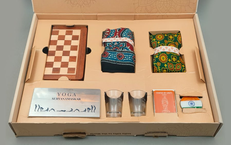 India's Gifts to the World | Corporate Gift Box | Set of 7 - Corporate Sets - indic inspirations
