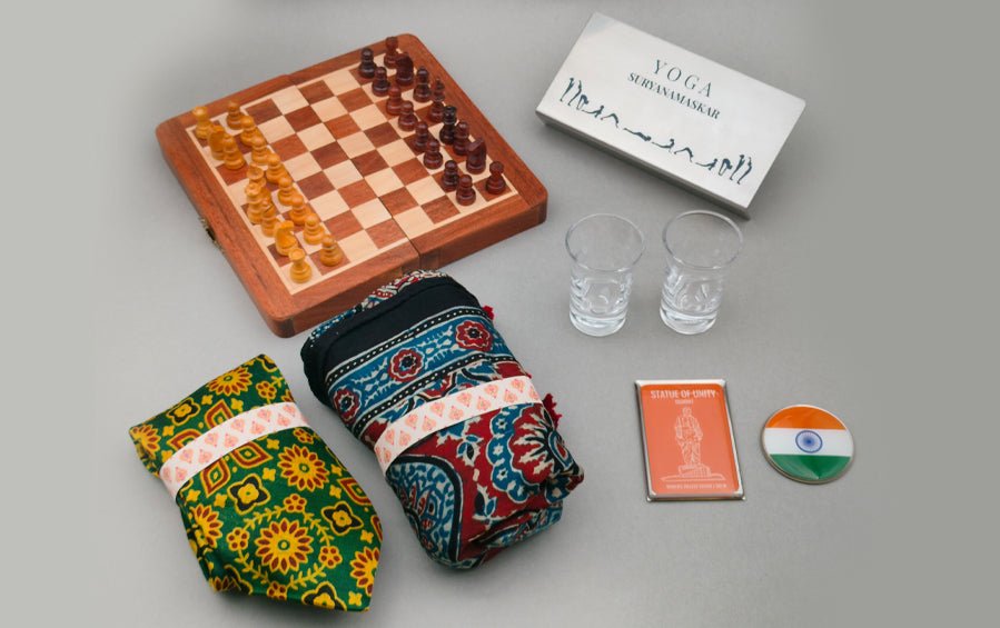India's Gifts to the World | Corporate Gift Box | Set of 7 - Corporate Sets - indic inspirations