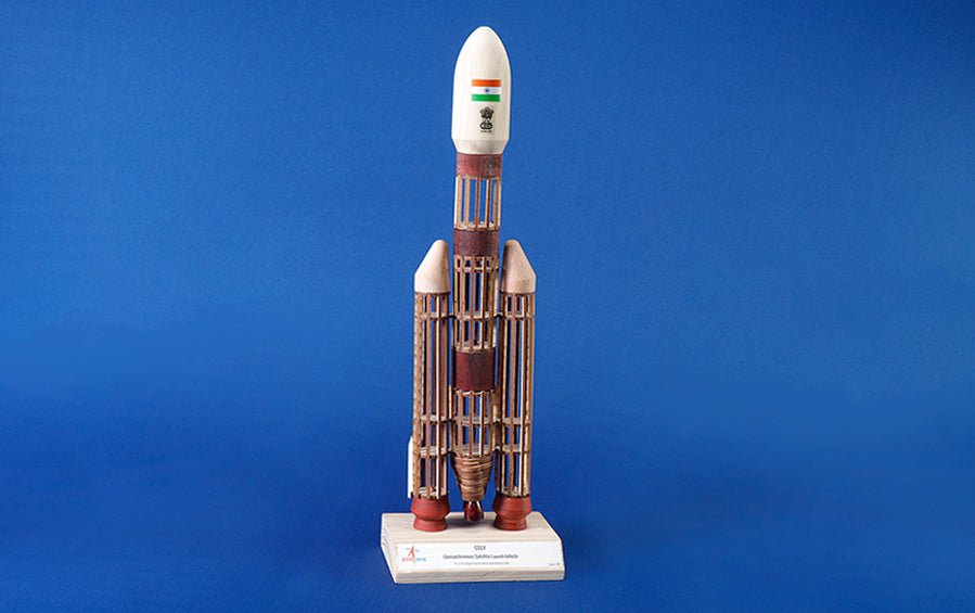 ISRO GSLV Rocket 1:100 DIY Kit - rocket models - indic inspirations