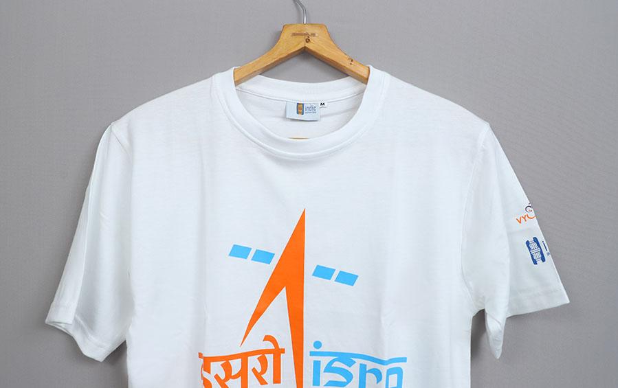 ISRO Logo TShirt - T-shirts - indic inspirations