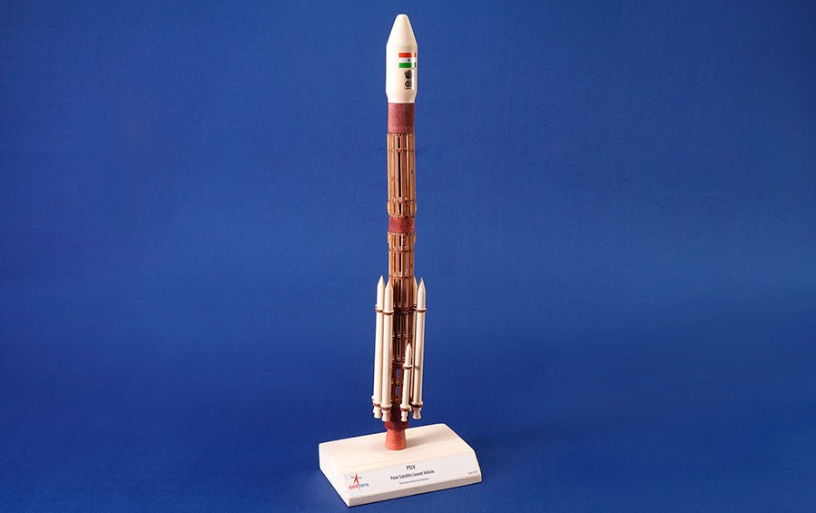 ISRO PSLV Rocket 1:100 DIY Kit - rocket models - indic inspirations