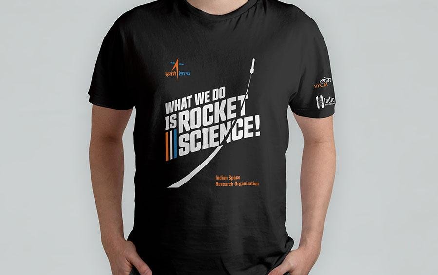 ISRO Rocket Science T-Shirt - T-shirts - indic inspirations