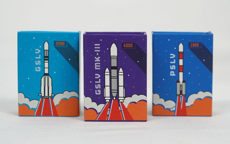 ISRO Rockets | Collectible Matchboxes - Match boxes - indic inspirations