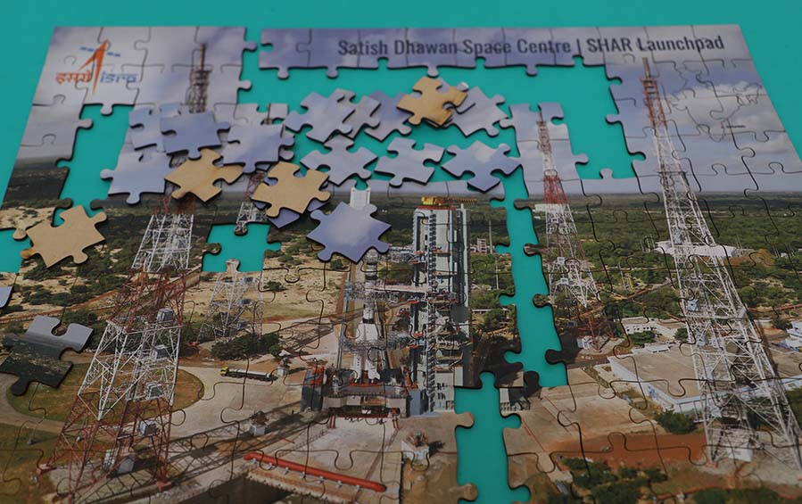 ISRO SHAR Launchpad Jigsaw Puzzle | 150 pieces - puzzles - indic inspirations
