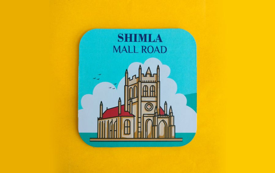 Kalka Shimla Railway | Coasters Set of 4 - Coasters - indic inspirations