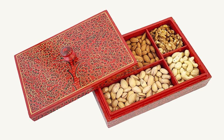 Kashmiri Dry Fruit Pack - Boxes - indic inspirations
