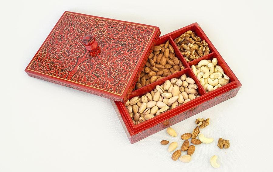 Kashmiri Dry Fruit Pack - Boxes - indic inspirations
