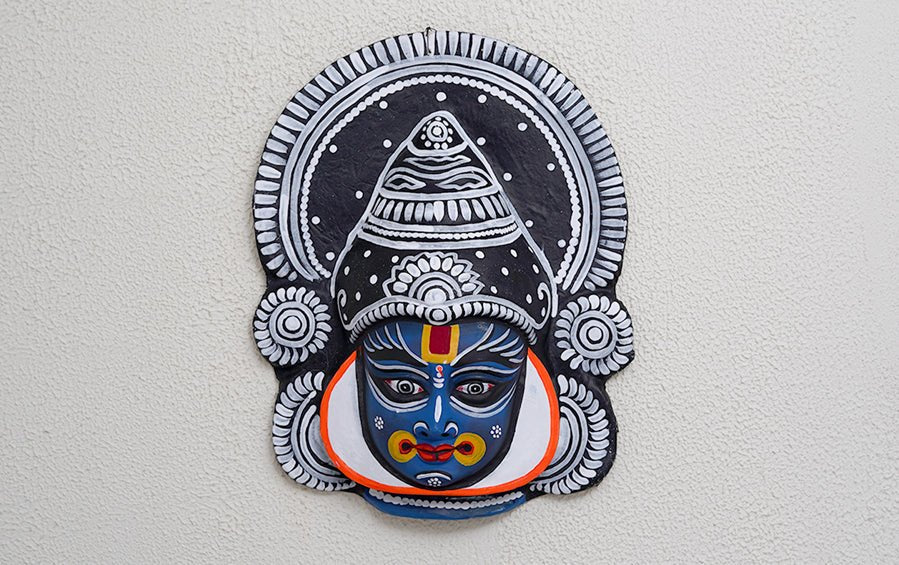 Kathakali Chhau Mask Large - Masks - indic inspirations