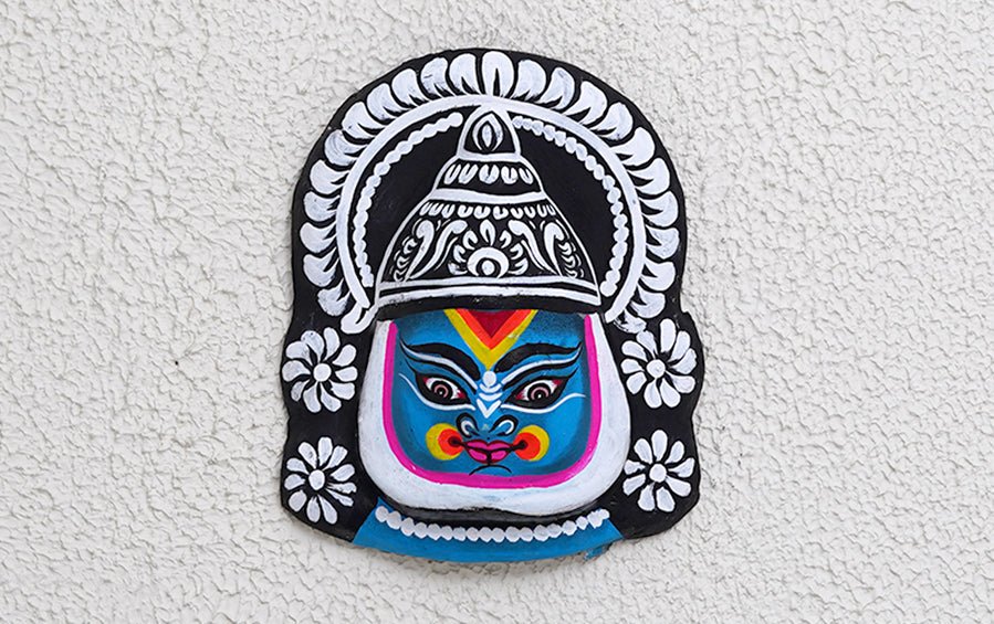 Kathakali Chhau Mask Small - Masks - indic inspirations